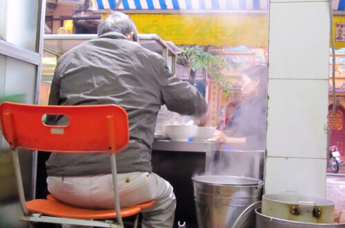 Another customer and another bowl of pho gets ready to be served