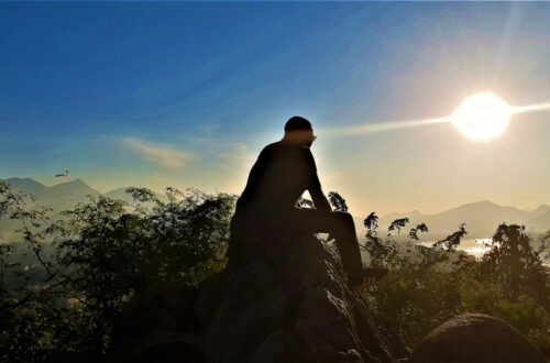 Among the few shots of myself wth the sunset in the background