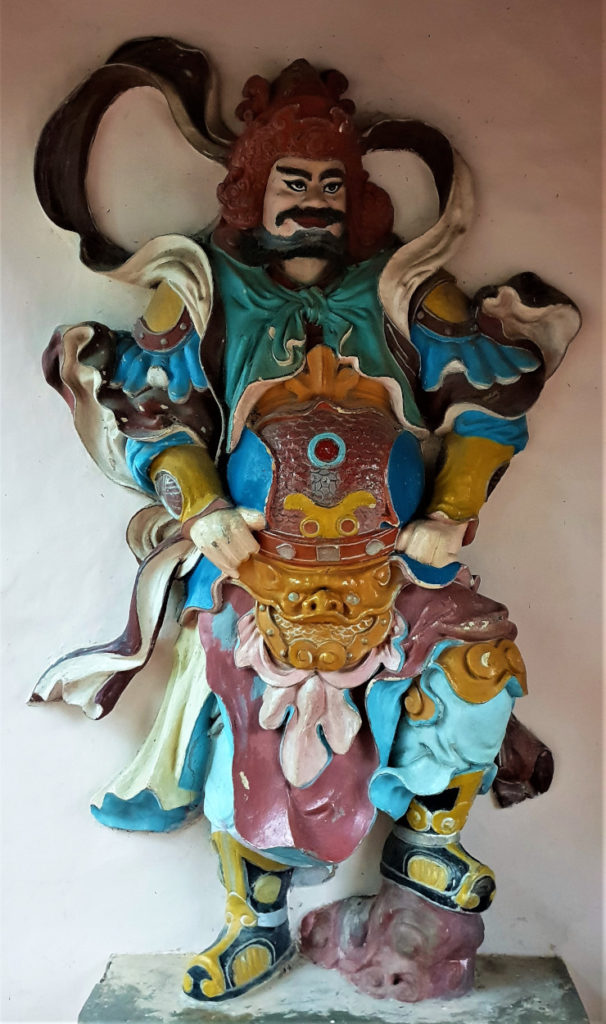 Murals on the inside walls of the pagoda