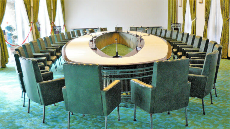 Main conference room at Independence Palace