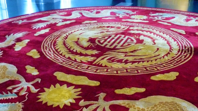 Carpet with official South Vietnamese government insignia