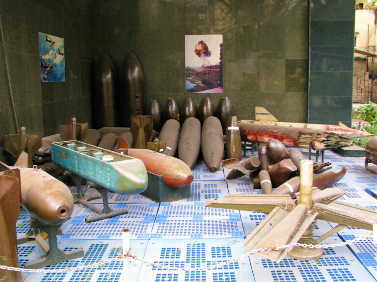 Variety of ordance used by the Americans