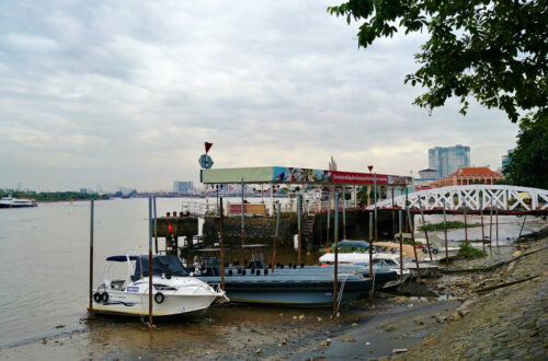 The Saigon riverside