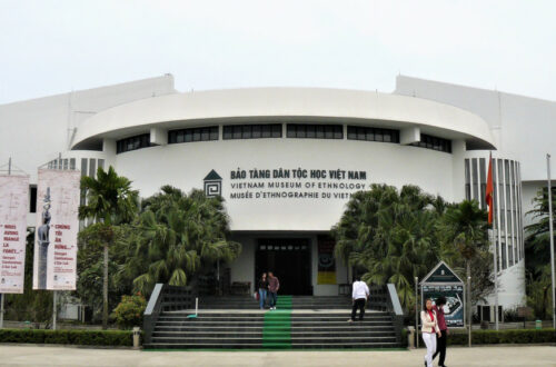 Main entrance to the Museum of Ethnology Hanoi