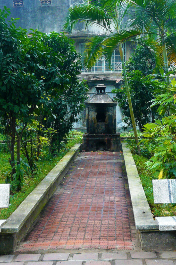 Oven in a courtyard at Quan Thanh temple Hanoi