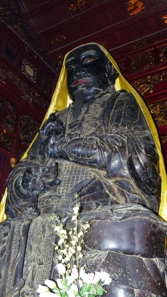 Shrine dedicated to Tran Vu, deity of the North in Taoism at Quan Thanh temple Hanoi