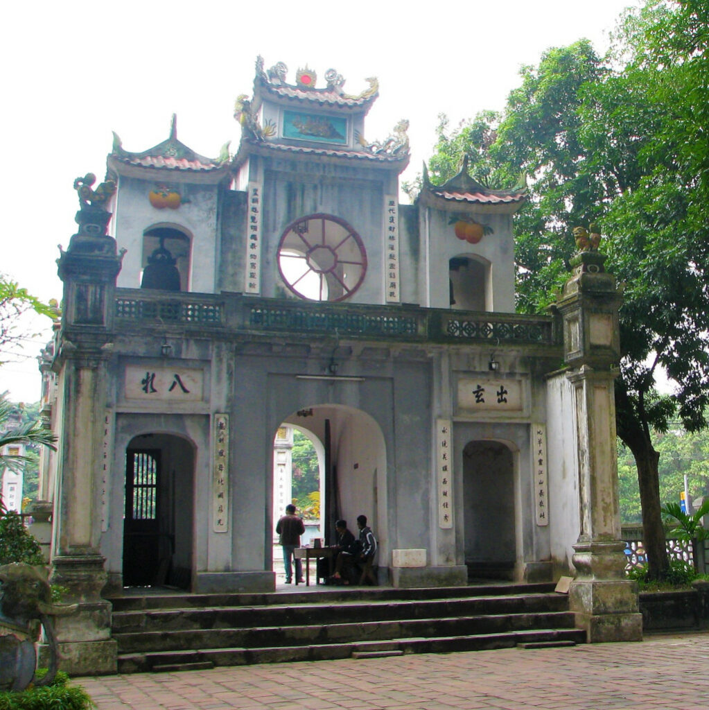 Entrance to Quan Thanh temple Hanoi