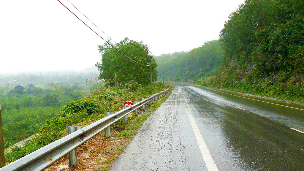 Route 9 near the DMZ