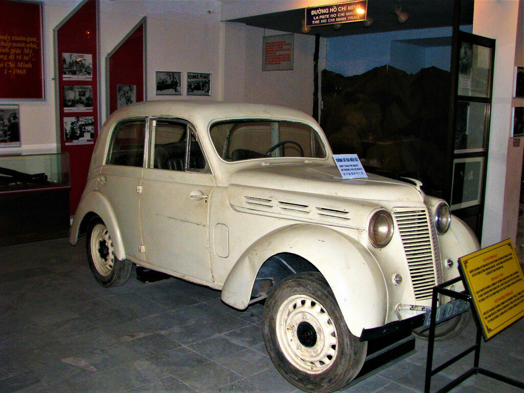 Renault car used by the Vietcong troops during the military offence of Tet offensive of 1968