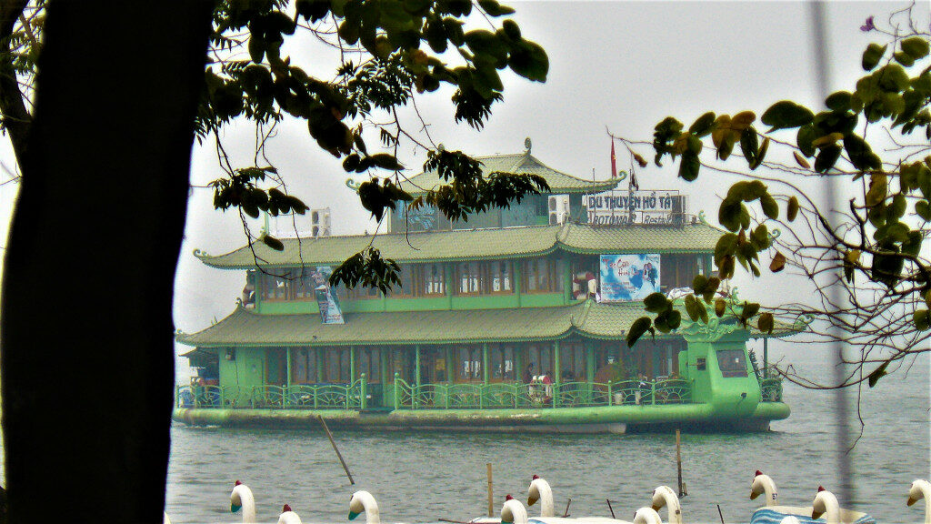 West Lake near Quan Thanh temple Hanoi
