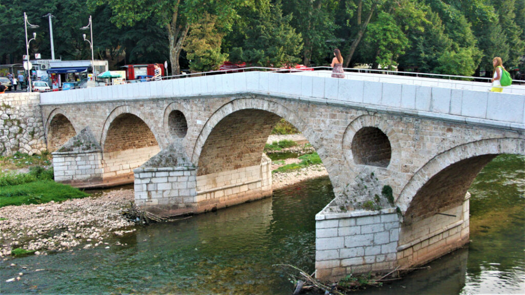 The Latin Bridge over Miljacka river