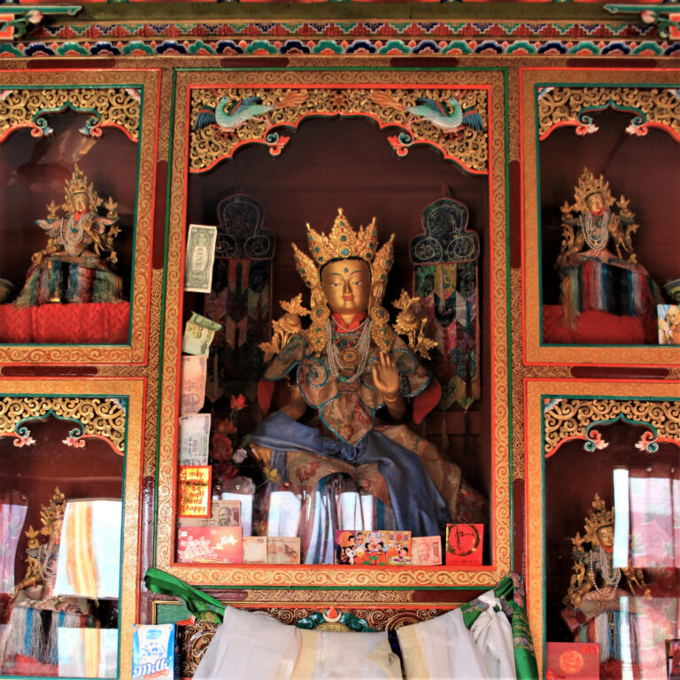 The shrine to Goddess Tara