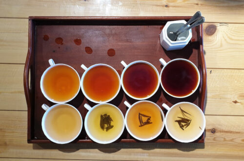 Eight varieties of tea to taste