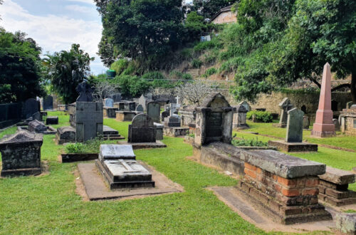 The British Garrison Cemetery in Kandy