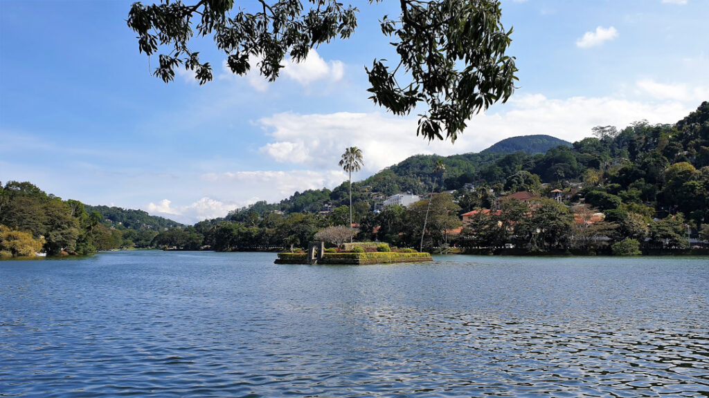 View of Kandy lake