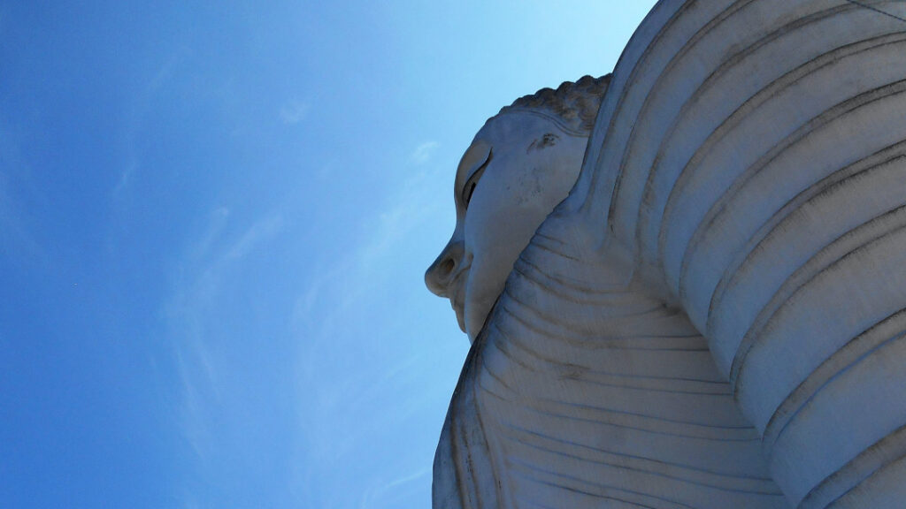 The Buddha keeping watch over Kandy