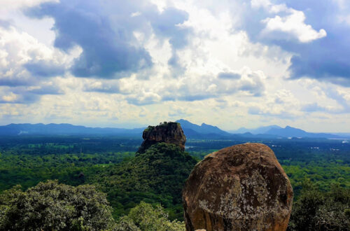 Sigiriya Rock Fortress from Pidurangala Rock