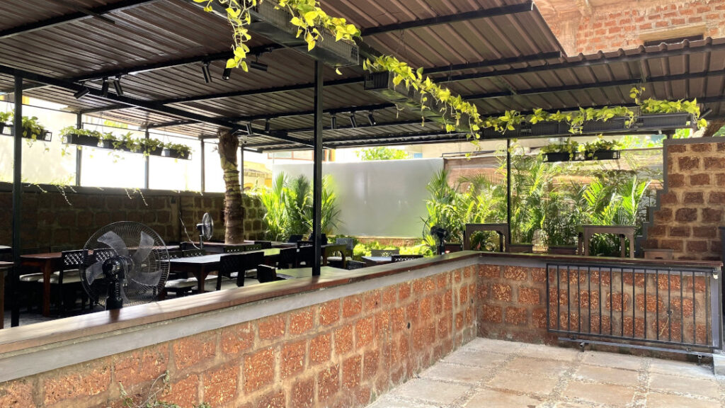 An exterior view of Abraco during the day.