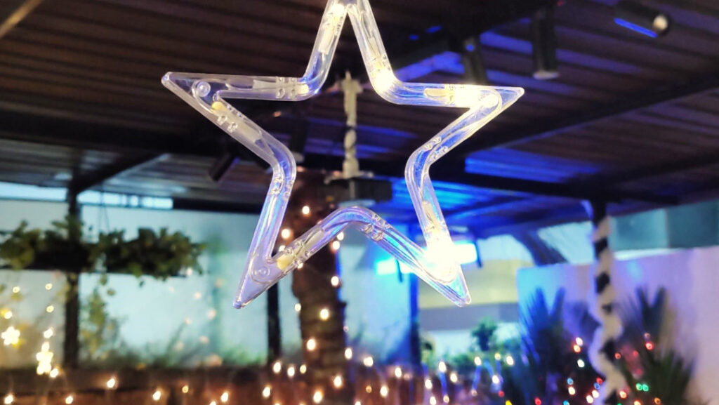 Decked up for the festivities.