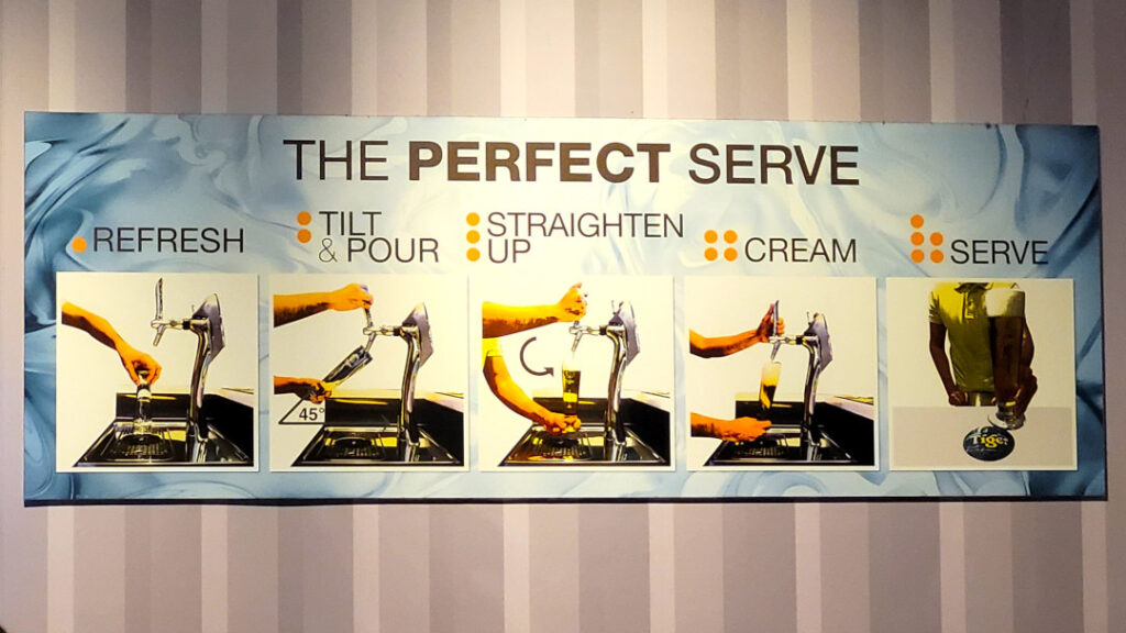 The perfect serve, as advertised.