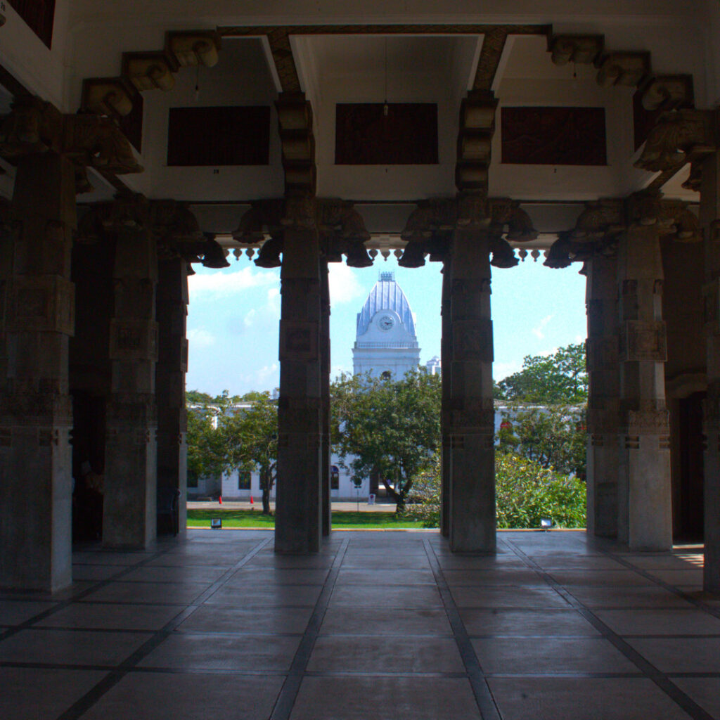 Inside the Independence Memorial Hall.