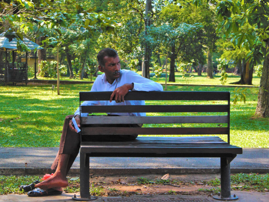 Spend some time on the well-kept lawns.