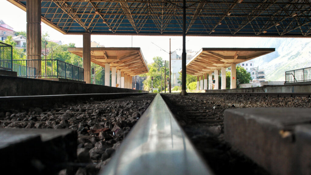 Mostar railway station can get very desolate.